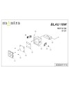 BLAU * FOCO EMPOTRAR 4L 10W  3000K BLANCO